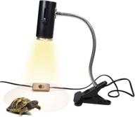 🐢 heat lamp for reptiles turtle - stbtech clamp lamp holder with 50w halogen bulb - ideal heating lamp for reptile and amphibian habitat basking logo