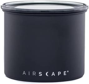 img 3 attached to ☕ Airscape Coffee and Food Storage Canister - Preserving Freshness with Airtight Lid & Two-Way Valve | Stainless Steel Container, Small 4-Inch Can (Matte Black)