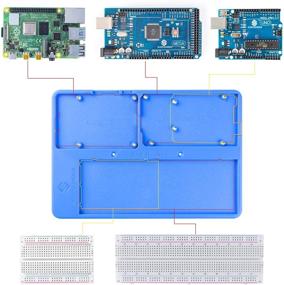img 3 attached to SunFounder RAB Holder Raspberry Pi Breadboard Holder 5 In 1 Base Plate With Rubber Feet For Arduino R3 Mega 2560