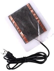 img 3 attached to USB Heating Plate Heater - Set 🔥 of 2 for Cozy Winter Warmth - Eachbid