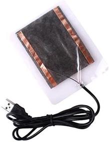 img 4 attached to USB Heating Plate Heater - Set 🔥 of 2 for Cozy Winter Warmth - Eachbid