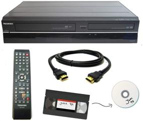 img 3 attached to 📀 Toshiba VCR DVD Recorder Combo с пультом дистанционного управления и HDMI - надежное решение для перевода VHS на DVD.