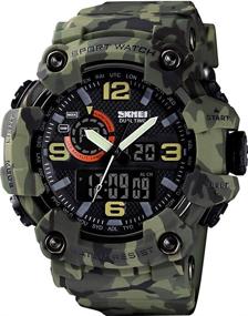 img 3 attached to ⌚ Waterproof LED Digital Sports Watch for Men, Multi-Function Military S-Shock Design with Alarm