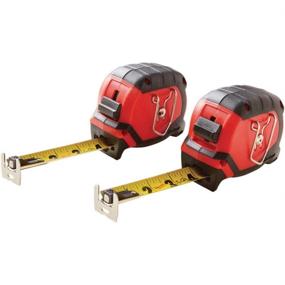 img 1 attached to 📏 Enhanced Precision with Milwaukee 48 22 0125G Magnetic Measure 2 Pack