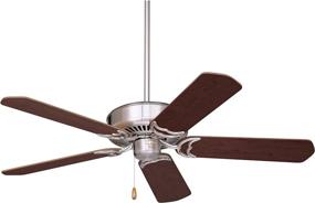 img 2 attached to 💨 Emerson CF755BS Designer Energy Star Ceiling Fan - 52-Inch, Brushed Steel Finish, Light Kit Adaptable