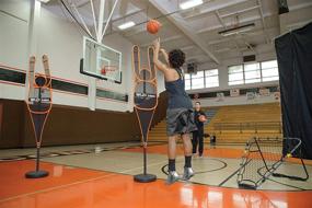 img 1 attached to 🏀 D-Man Basketball Defender Dummy Trainer - Enhance Your Skills on the Court!