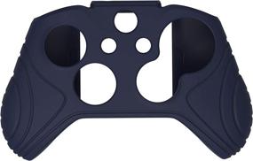 img 3 attached to Enhance Your Gaming Experience with the PlayVital Samurai Edition Midnight Blue Anti-Slip Controller Grip Silicone Skin for Xbox One X/S Controller