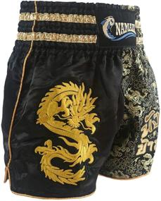 img 1 attached to 🩳 High Quality NAMAZU Muay Thai Shorts for Men and Women, Perfect for MMA, Boxing, and Kickboxing Training at the Gym.