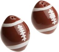 🏈 dii game day salt and pepper shakers – perfect seasoning for sports fans, one size, brown logo