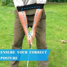 img 1 attached to 🏌️ Prowithlin Golf Training Aids: Enhance Your Swing with the Golf Smooth Swing Training Aid Arm Band