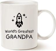 🚀 mauag funny grandpa coffee mug: best grandpa rocket ship cup for father's day and birthdays logo