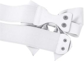 img 2 attached to MUXXN Women's Elastic Waist Belt - Classy Women's Accessory