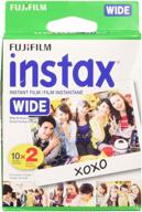широкая инстантная цветная пленка fujifilm instax для камер 200/210 - 2 двойных пакета - 40 фотографий. логотип