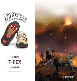 img 2 attached to 🦖 Детские кроссовки Dinosoles T REX Low TOP