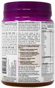 img 1 attached to Bluebonnet Nutrition Whey Protein Isolate Powder - Grass Fed, 26g Protein, No Sugar, Non GMO, Gluten & Soy Free - 1lb Chocolate