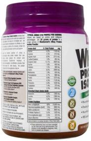 img 2 attached to Bluebonnet Nutrition Whey Protein Isolate Powder - Grass Fed, 26g Protein, No Sugar, Non GMO, Gluten & Soy Free - 1lb Chocolate