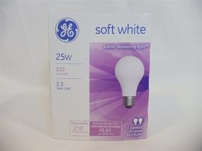 img 1 attached to 💡 GE Soft White Light Bulbs 25W - 210 Lumens - A19 Med Base 4-1/4 In. Pack / 2
