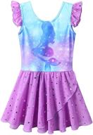 🩰 znyune girls ballet leotard with skirt - ballerina dance outfit, ruffle sleeves for ages 3-8 years - seo-friendly product name logo