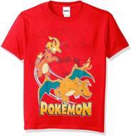 pokemon boys' big short 🔥 sleeve tee shirt: unleash your inner trainer logo