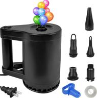🎈 weefeestar electric air pump - 2 in 1 quick inflator deflator for inflatables, balloons, pool floats, air mattresses, and more - 350w air pump with 5 nozzles - perfect for party decorations! logo