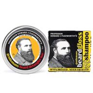organic, chemical-free professor fuzzworthy's beard shampoo and conditioner set: natural essential oils, handmade in tasmania, australia - travel friendly beard kit logo
