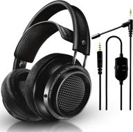 🎧 philips audio fidelio x2hr over-ear open-air headphone with 50mm drivers (black) + neego attachable microphone - ideal for gaming and communication logo