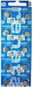 img 4 attached to 🔋 Renata Non-Rechargeable Watch Battery SR48 Flat Top 7.9mm - 1.55V 80mAh Silver Oxide - Rohs Compliant: Na-393