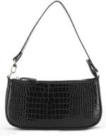 ibiza vibe crocodile leather shoulder women's handbags & wallets in shoulder bags logo
