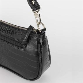 img 2 attached to IBIZA VIBE Crocodile Leather Shoulder Women's Handbags & Wallets in Shoulder Bags