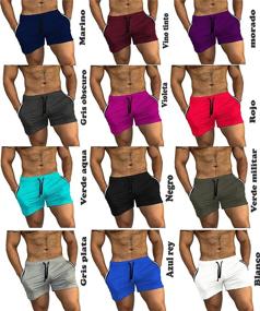 img 1 attached to Fenix Fit Shorts Casual Spandex Men's Clothing for Active