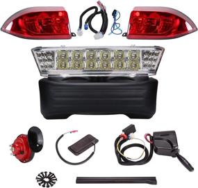 img 4 attached to 🏌️ Enhance Your Club Car Precedent 2004-2008.5 with the 9.99WORLD MALL Premium Golf Cart LED Light Kit - Headlight, Taillight, Turn Signals, Brake Lights, Horn & Bumper Upgrade Kit