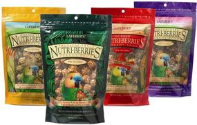 img 4 attached to LAFEBER'S Gourmet Nutri-Berries Pet Bird Food Variety Sampler Bundles: 🐦 Non-GMO, Human-Grade Ingredients for Parrots (4 Pk Bundle, 10 oz. Each)