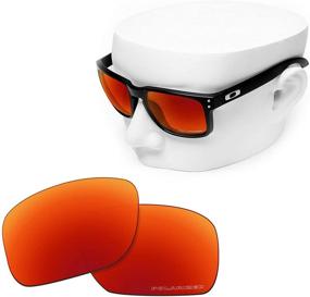 img 3 attached to OOWLIT Replacement Compatible Holbrook Polarized Men's Accessories