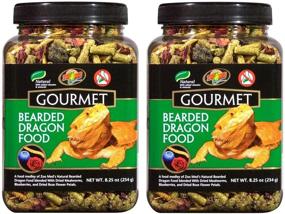 img 1 attached to 🦎 Premium Zoo Med Gourmet Bearded Dragon Food – Pack of 2 (8.25 oz each)