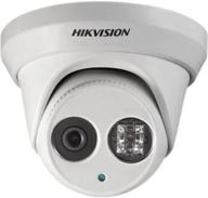 hikvision 4mp exir poe turret ip outdoor surveillance camera, ds-2cd2342wd-i 2.8mm lens - white logo