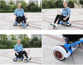 img 3 attached to 🛴 Enhance Your Hoverboard Experience with NICOOTH Hoverboard Seat Attachment: Versatile Accessory for Kids and Adults