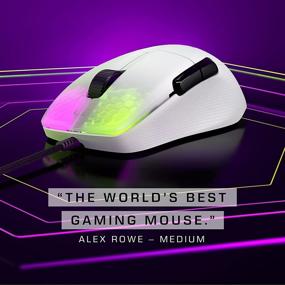 img 1 attached to 🖱️ ROCCAT Kone Pro: High-Performance Lightweight Ergonomic Gaming Mouse - White