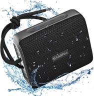🔊 basspal portable bluetooth speaker: ipx7 waterproof, 5.0 wireless mini speakers with hd stereo sound, tws, sd card, mic, lanyard - 12h playtime, water resistant speaker for shower, beach, hiking logo