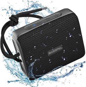img 4 attached to 🔊 BassPal Portable Bluetooth Speaker: IPX7 Waterproof, 5.0 Wireless Mini Speakers with HD Stereo Sound, TWS, SD Card, Mic, Lanyard - 12H Playtime, Water Resistant Speaker for Shower, Beach, Hiking