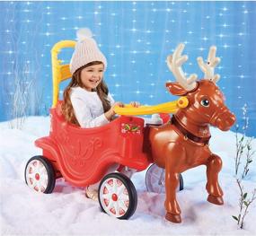 img 2 attached to 🦌 Little Tikes Reindeer Carriage Festive: A Magical Ride for Kids