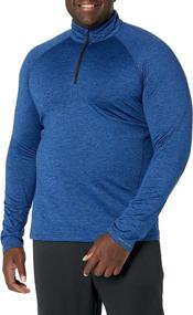 img 4 attached to Peak Velocity Quarter Zip Athletic Fit XXXX Large Men's Clothing