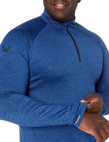 img 2 attached to Peak Velocity Quarter Zip Athletic Fit XXXX Large Men's Clothing