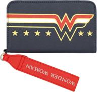 wonder woman tech wallet wristlet logo