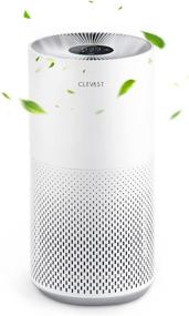 img 4 attached to 🏡 CLEVAST CL-AP400 Home Air Purifier for Large Rooms up to 484 sq ft, True HEPA Filter with Japanese Motor, 3-Stage Filtration System to Eliminate 99.97% Dust, Smoke, Odors, Pollen, Pet Dander, and More (White)