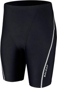 img 4 attached to 🩲 BALEAF Boys' Athletic Swim Jammer: UPF 50+ Quick Dry Youth Training Swimming Short