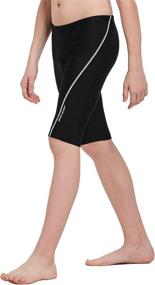 img 1 attached to 🩲 BALEAF Boys' Athletic Swim Jammer: UPF 50+ Quick Dry Youth Training Swimming Short