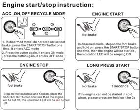 img 1 attached to BANVIE Car RFID Leather Key Push to Start Ignition Kit: Revolutionize Your Driving Experience with Keyless Go System and Stylish Leather Key