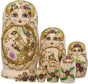 img 4 attached to 🌙 Exquisite Moonmo Handmade Matryoshka Traditional Doll: A Reflection of Beauty