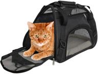 cuby comfortable soft sided pet carrier for airline travel - ideal for small animals, cats, kittens, and puppies logo