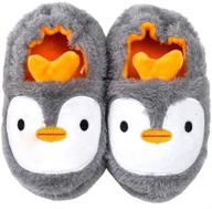 🐾 dadawen toddler cartoon animal boys' slippers: cute and comfortable shoes for little feet logo